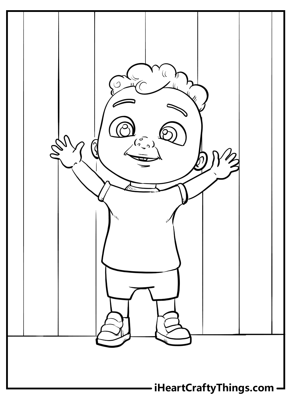 cocomelon boy coloring sheet free download