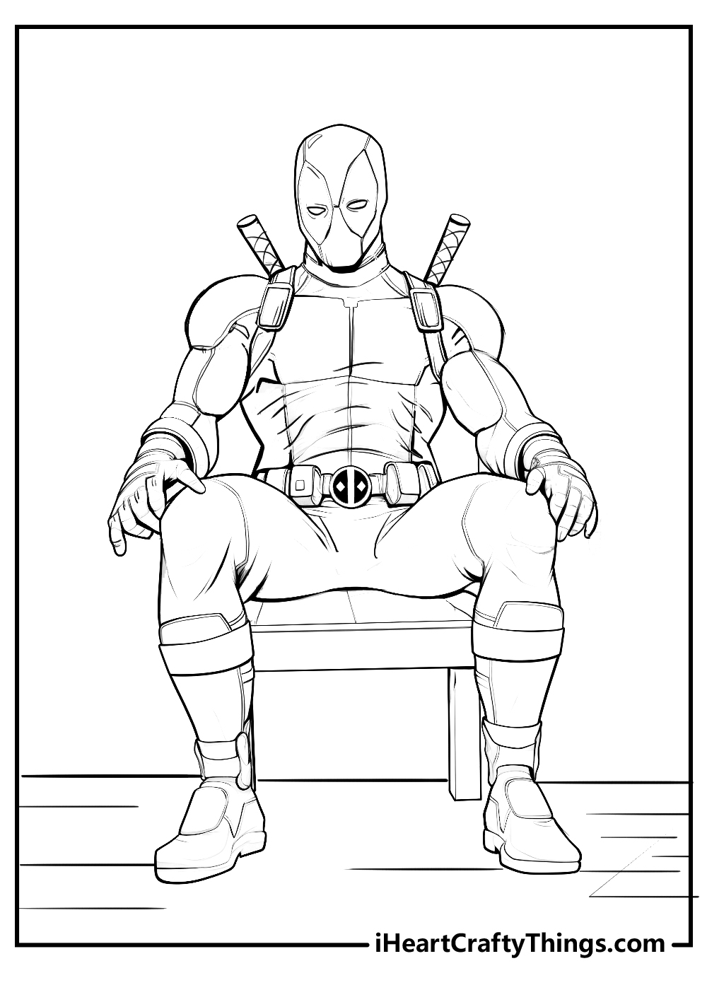 new deadpool coloring pages