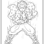 cartoon demon slayer coloring pages