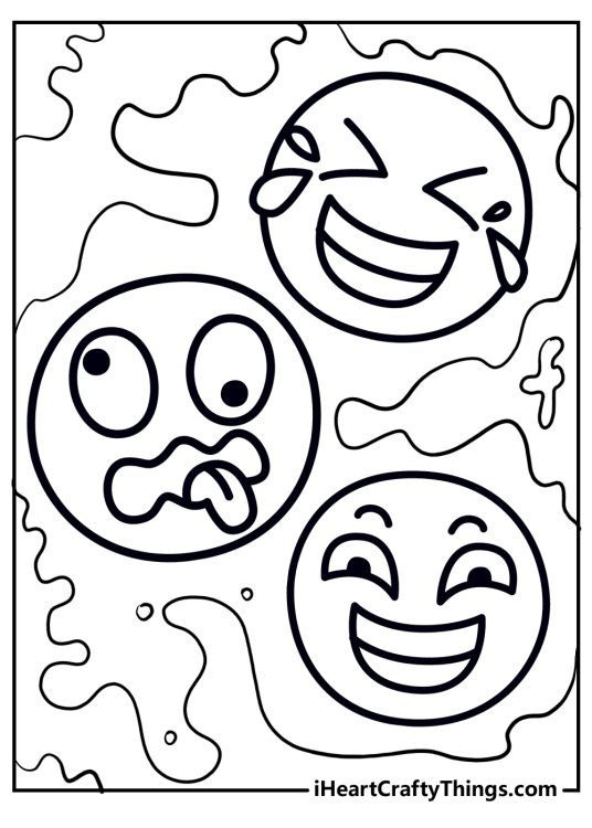 Emoji Coloring Pages