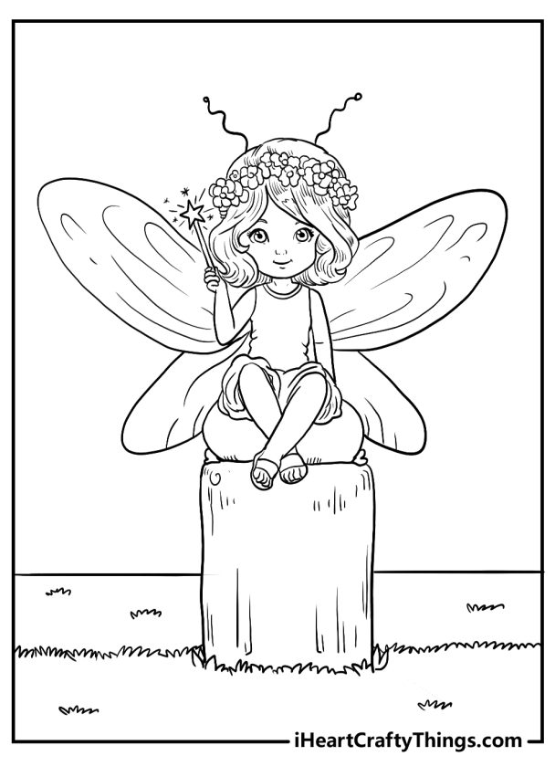 35 Fairy Coloring Pages (100% Free Printables Updated 2024)