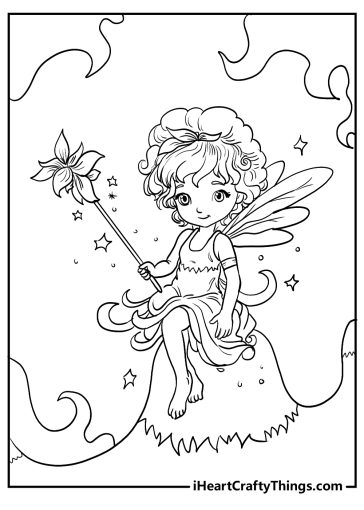 fairy coloring pages free download