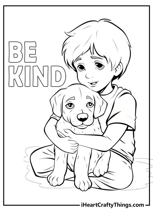 Printable Kindness Coloring Pages (Updated 2024)