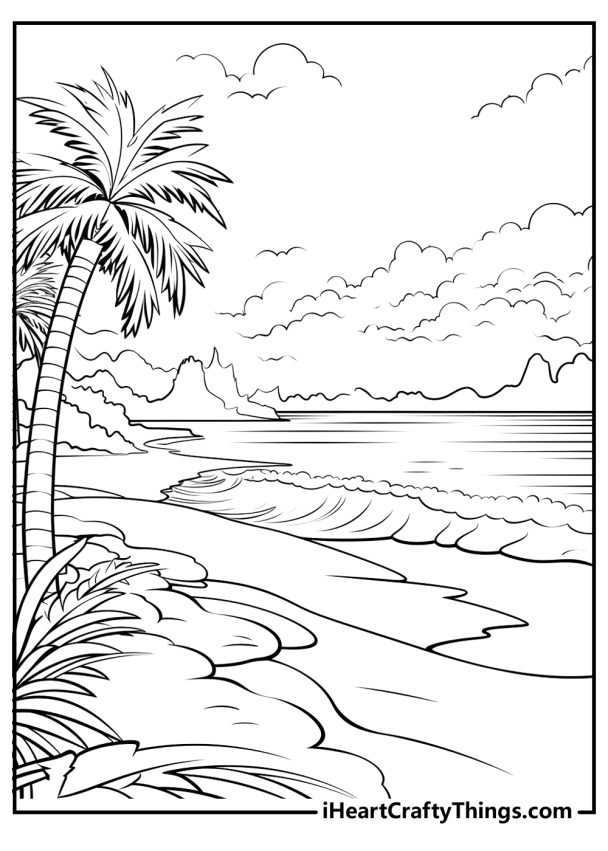 Printable Landscape Coloring Pages (Updated 2024)