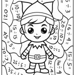 simple division coloring pages
