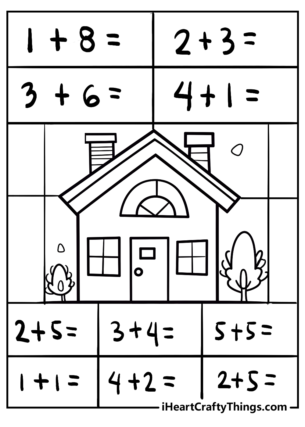 new math coloring pages for kids