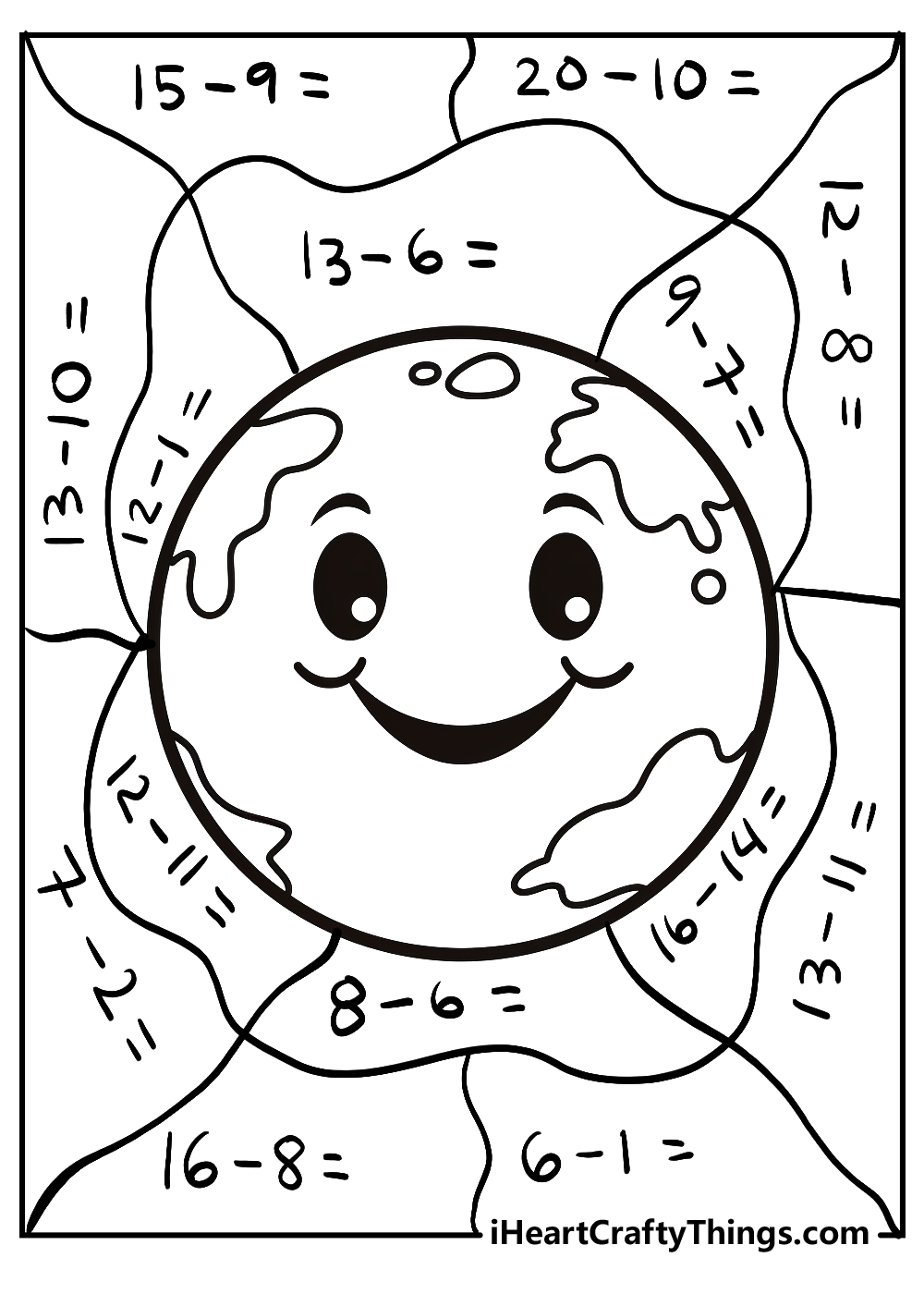 second grade math coloring pages