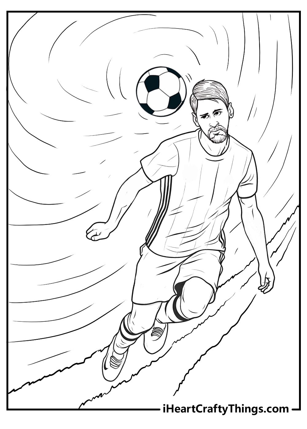 messi football coloring pages