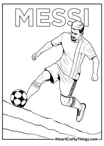 Printable Messi Coloring Pages (Updated 2024)