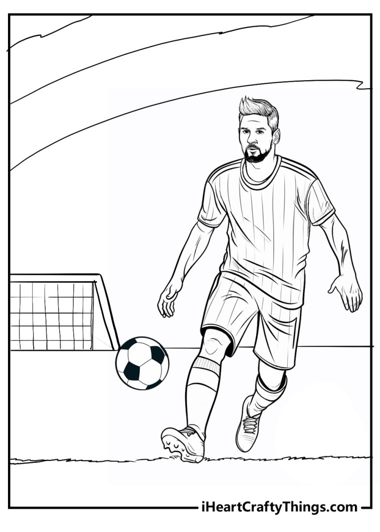 Printable Messi Coloring Pages (Updated 2024)