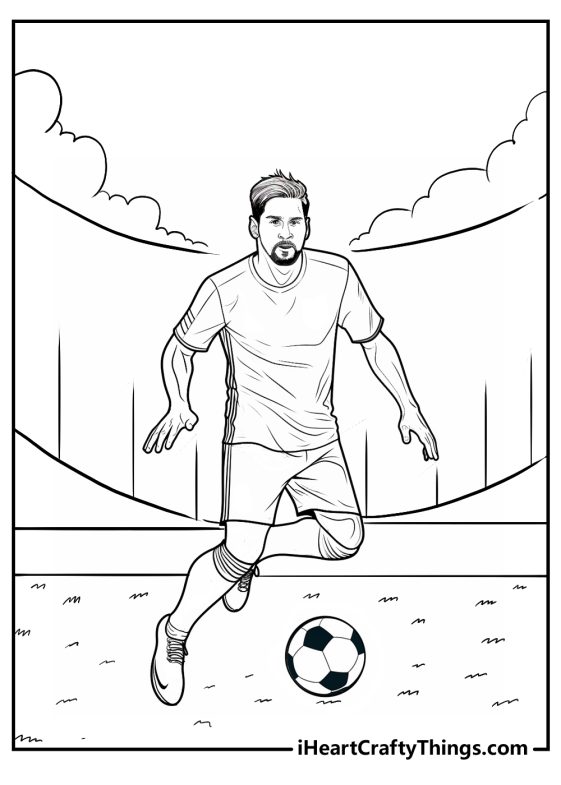 Printable Messi Coloring Pages (Updated 2024)