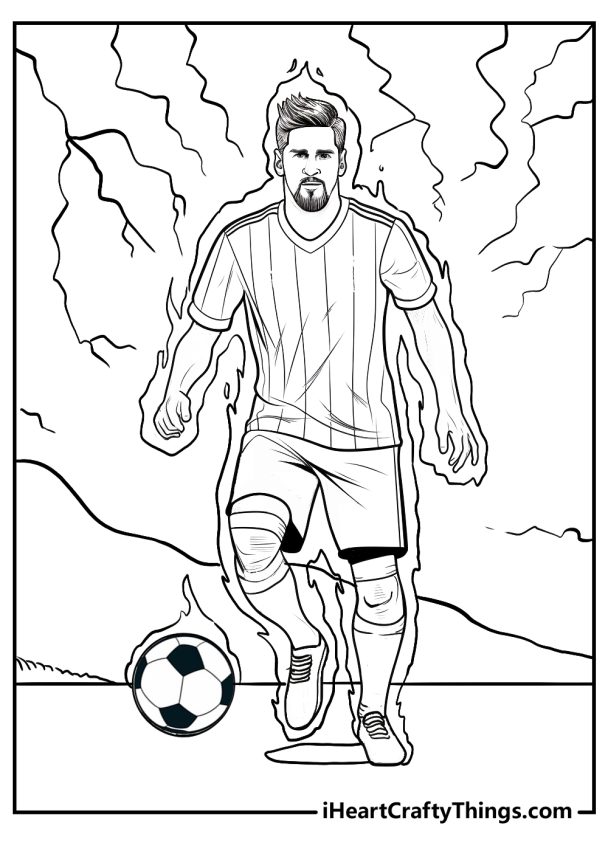 Printable Messi Coloring Pages (Updated 2024)