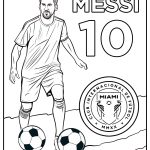soccer player messi coloring pages
