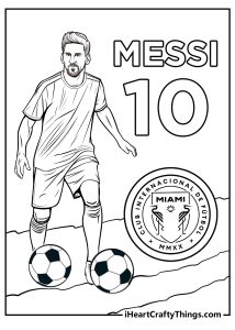 Printable Messi Coloring Pages (Updated 2024)