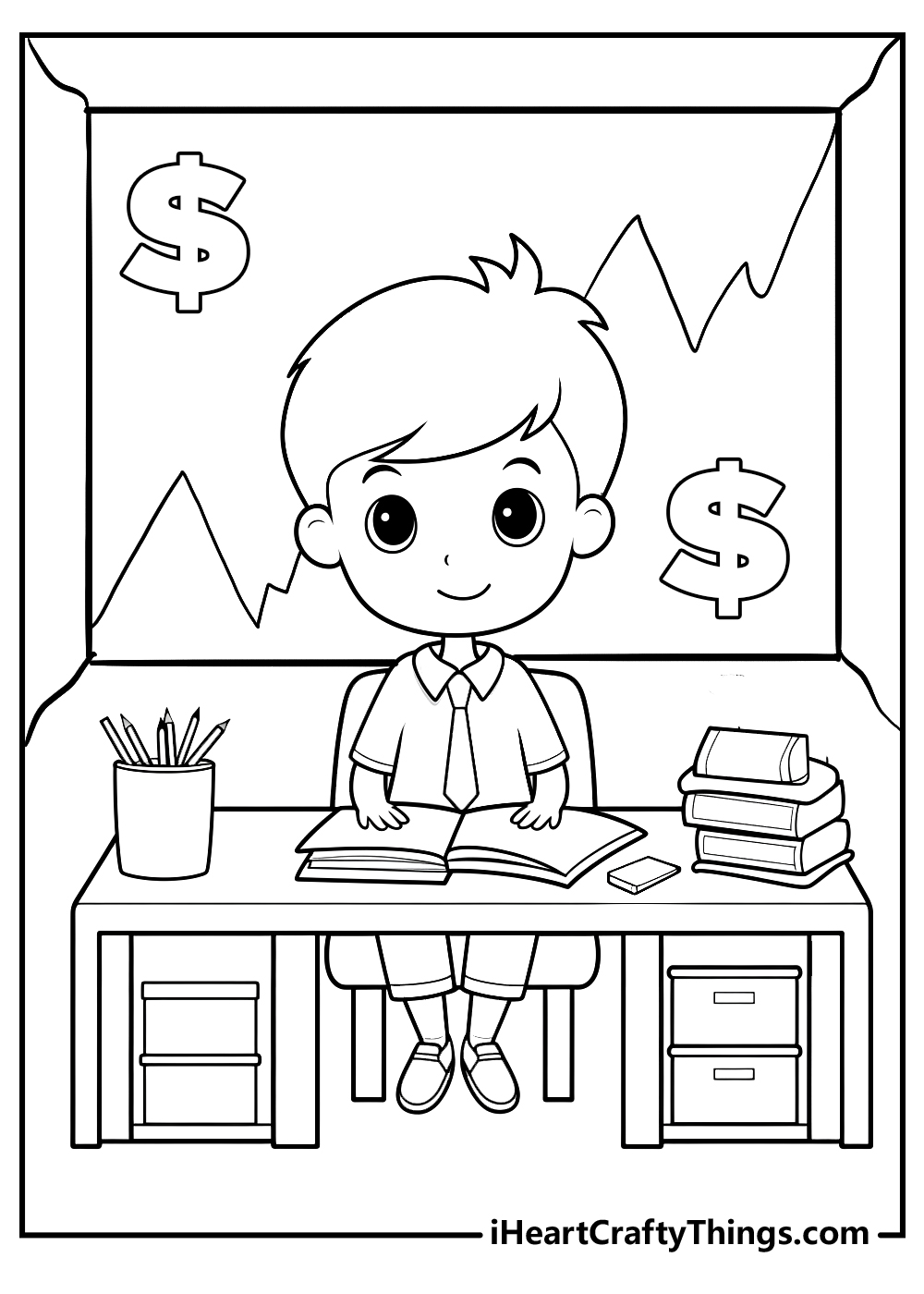 money coloring sheet free download