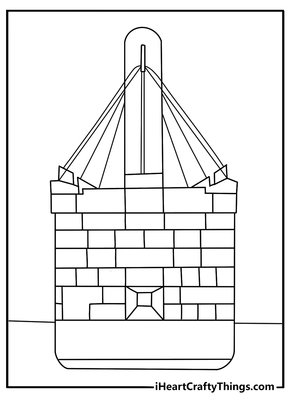 titanic coloring page showing a cross section of the giant ocean liner