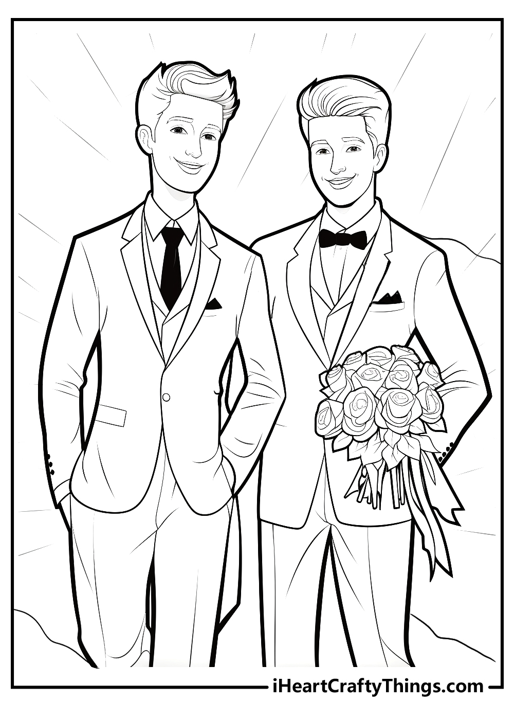 wedding coloring pages for adults