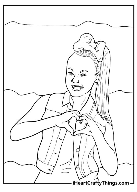 Jojo Siwa Coloring Pages