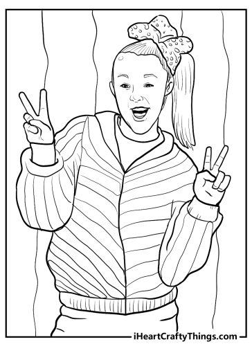 Printable Jojo Siwa Coloring Pages (Updated 2024)