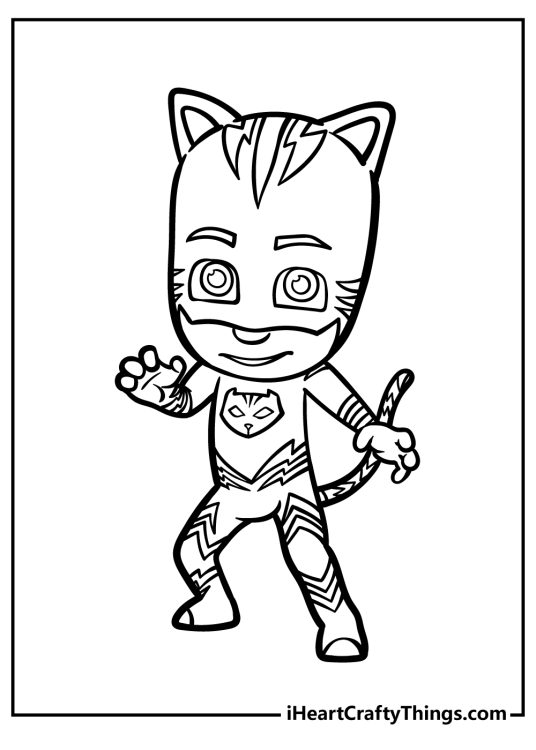 PJ Masks Coloring Pages (100% Free Printables)