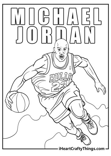 New Jordan Coloring Pages