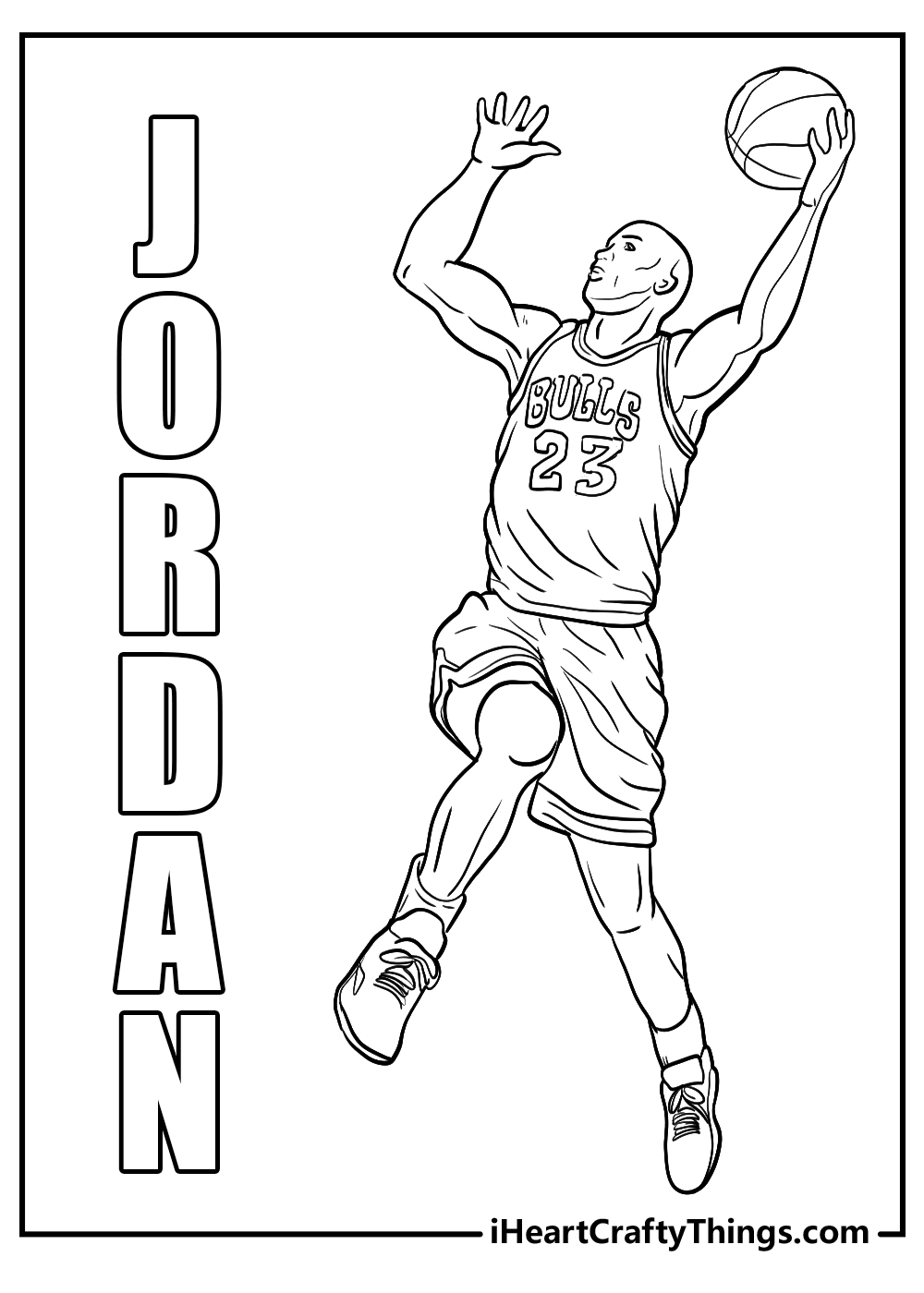 Jordan coloring book free download