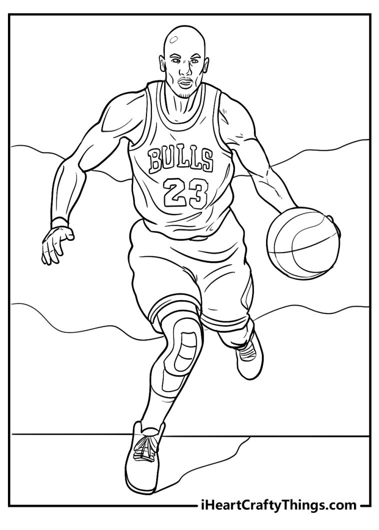 15 Michael Jordan Coloring Pages For Kids (Free Printables)