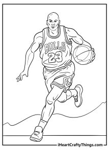 15 Michael Jordan Coloring Pages For Kids (Free Printables)