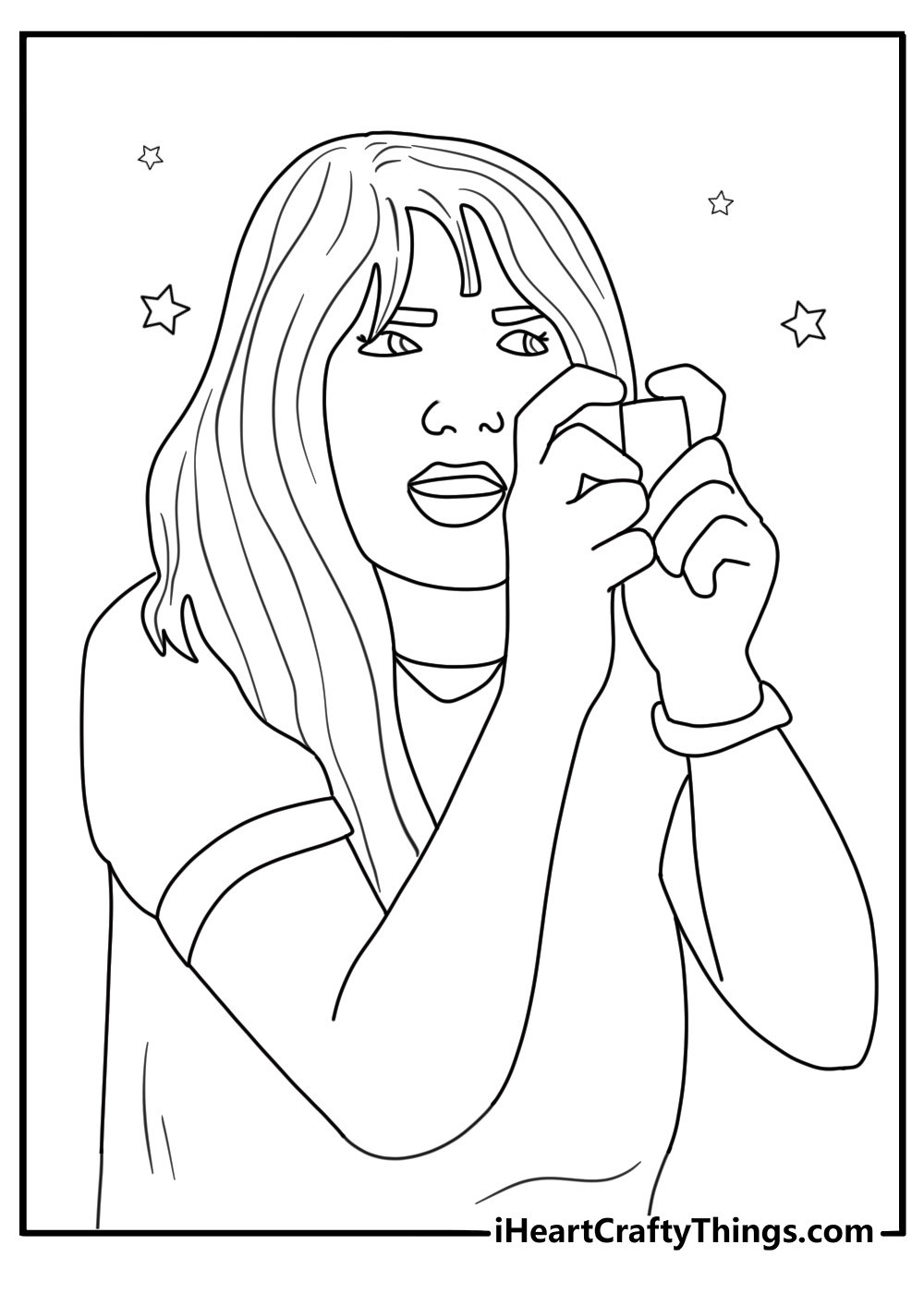 Joyce holding fridge magnets that will not stick mystery scene printable coloring page