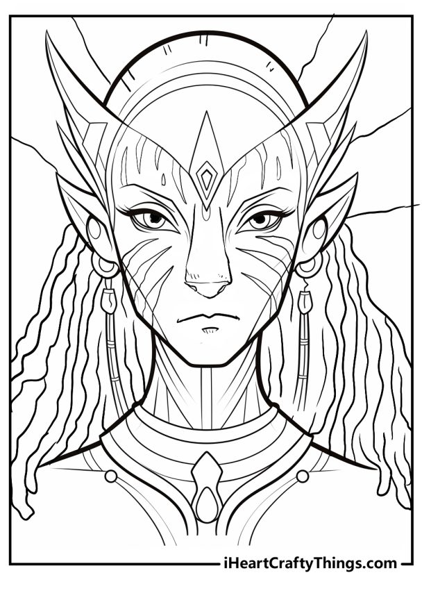 15 Avatar Coloring Pages (Easy Free Printable PDFs)