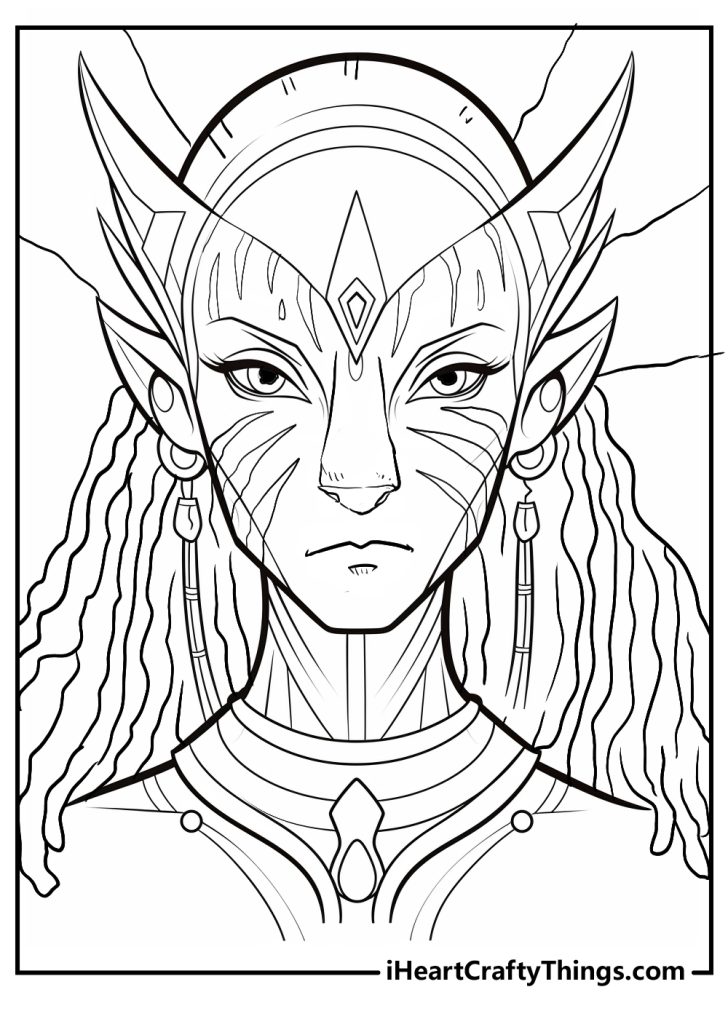 Printable Avatar Coloring Pages (Updated 2024)