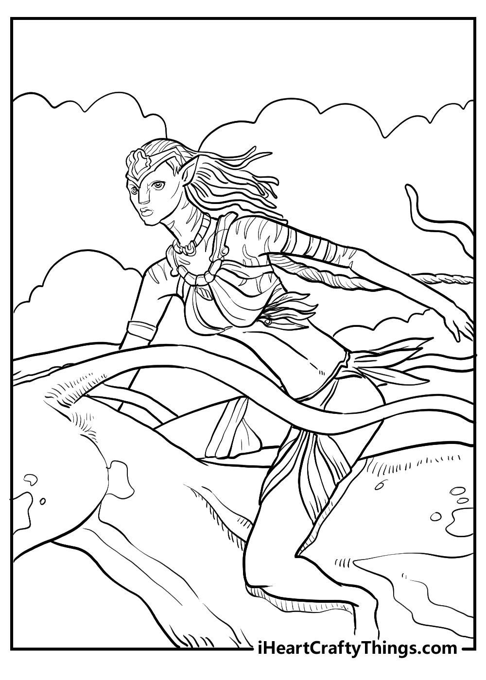 new avatar coloring pages for adults