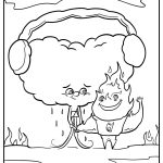 elemental coloring pages for kids