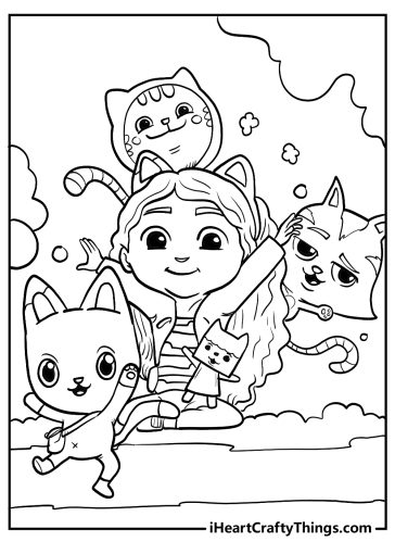 Printable Gabby's Dollhouse Coloring Pages (Updated 2024)