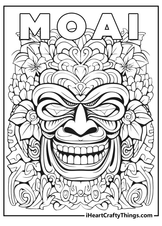 Hawaii Coloring Pages