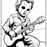 michael myers coloring printable