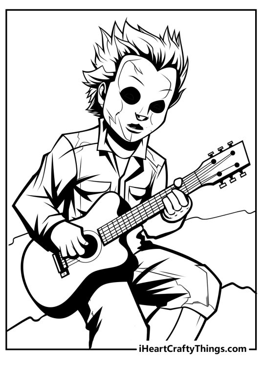 Michael Myers Coloring Pages