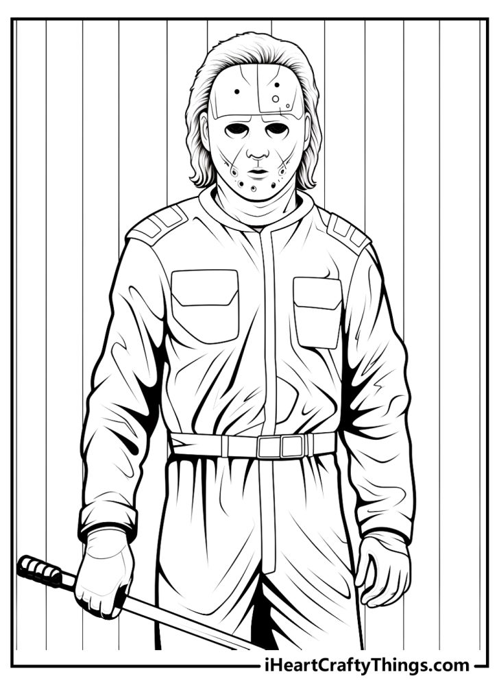 Printable Michael Myers Coloring Pages (Updated 2024)