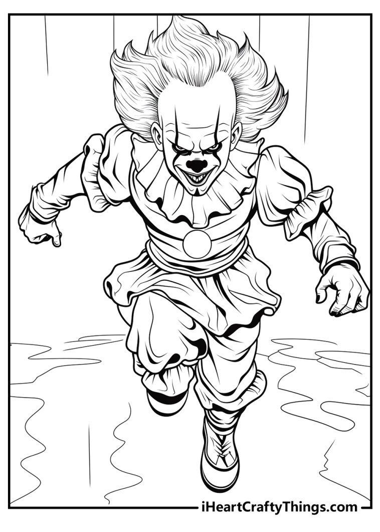 Printable Pennywise Coloring Pages (Updated 2024)