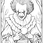 pennywise coloring sheet free download