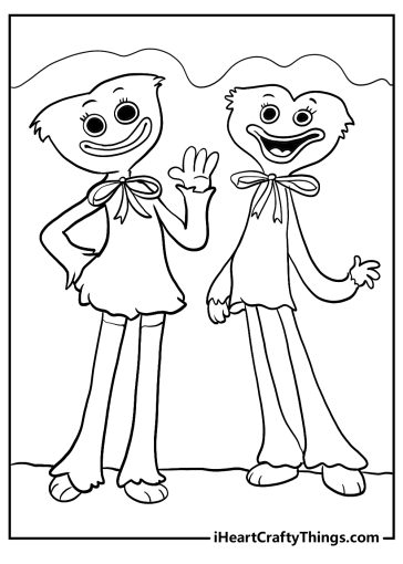 New Poppy Playtime Coloring Pages