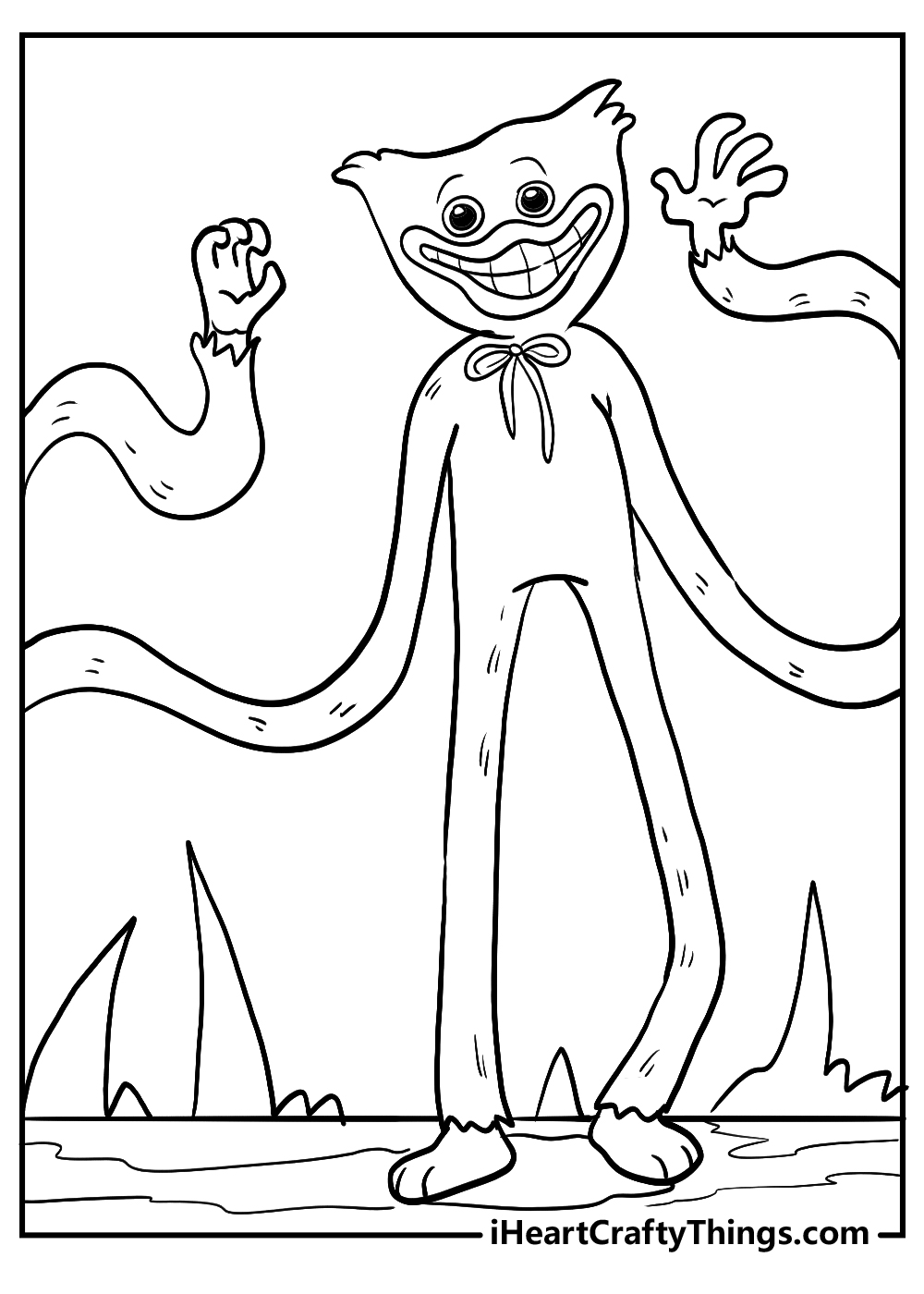 Boogie Bot from Poppy Playtime - Coloring Pages for kids