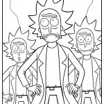 New Rick and Morty Coloring Pages