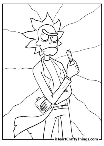 Printable Rick And Morty Coloring Pages (Updated 2024)