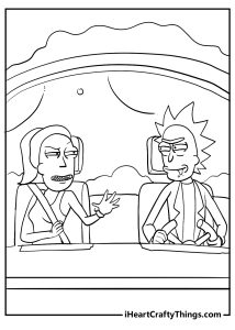 15 Rick And Morty Coloring Pages (100% Free Pdf Printables)