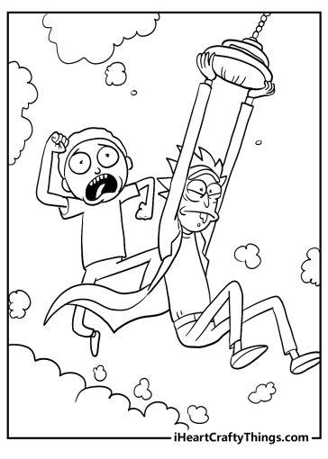 Printable Rick And Morty Coloring Pages (Updated 2024)