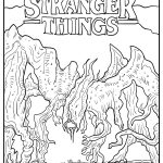 New Stranger Things Coloring Pages