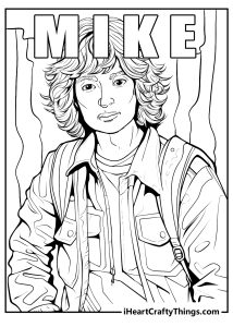 15 Stranger Things Coloring Pages (Printable Easy PDF Sheets)