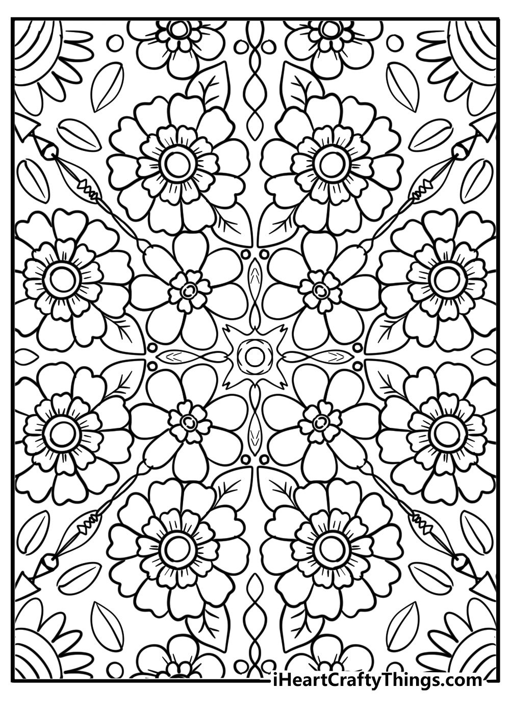 Adult coloring book patterns