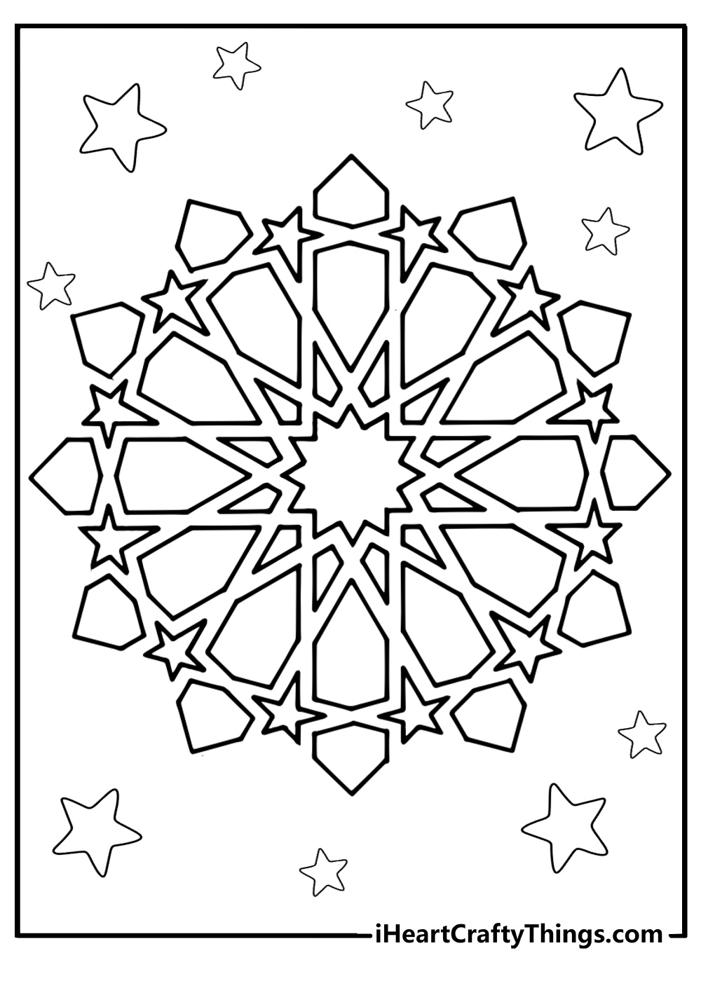 Free printable geometric coloring pages for adults